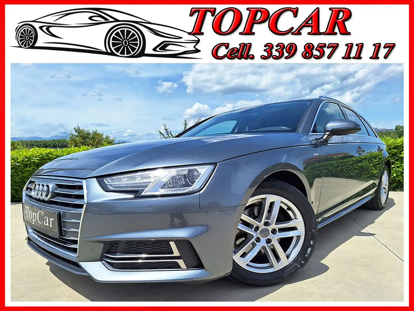Audi A4 A4 Avant 2.0 tdi S-line   150cv Multitronic Full Grigio - 1