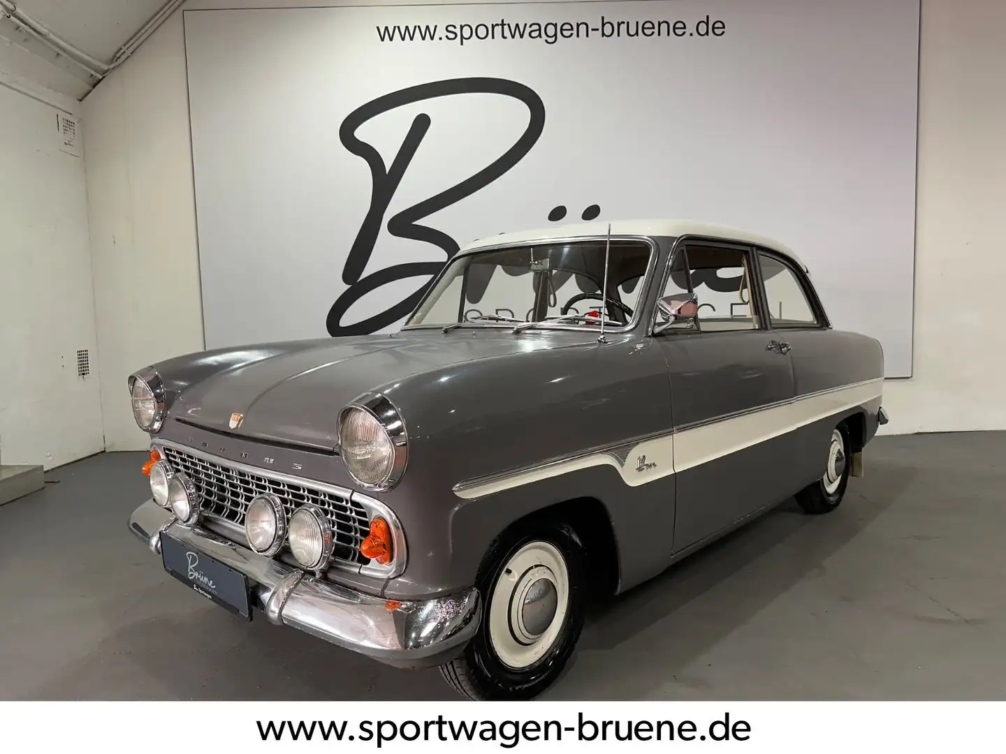Ford Taunus 12m 1.HAND/ORIG.BRIEF/MATCHING NR./H-ZUL. Grau - 1