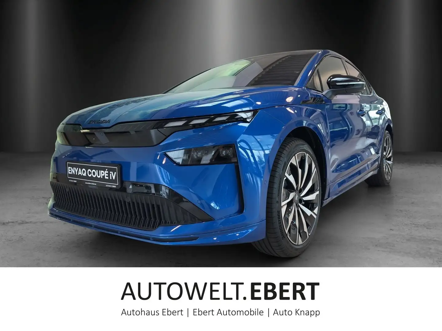 Skoda Enyaq Coupe 85 Sportline Blau - 1