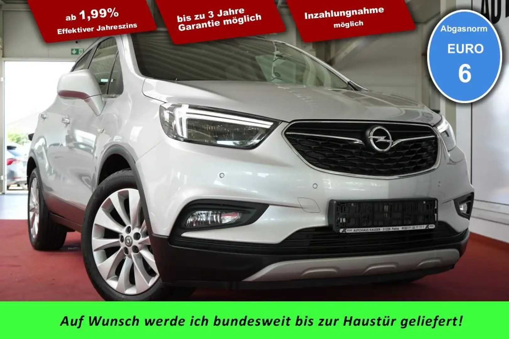 Opel Mokka X 1.4 *LED*Navi*LEDER* Grau - 1