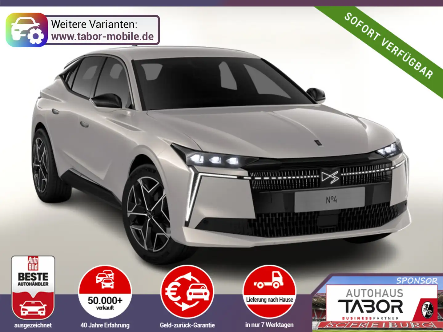 DS Automobiles N°4 Hybrid Étoile Alcantara eHK Matrix UVP-33%* Grau - 1