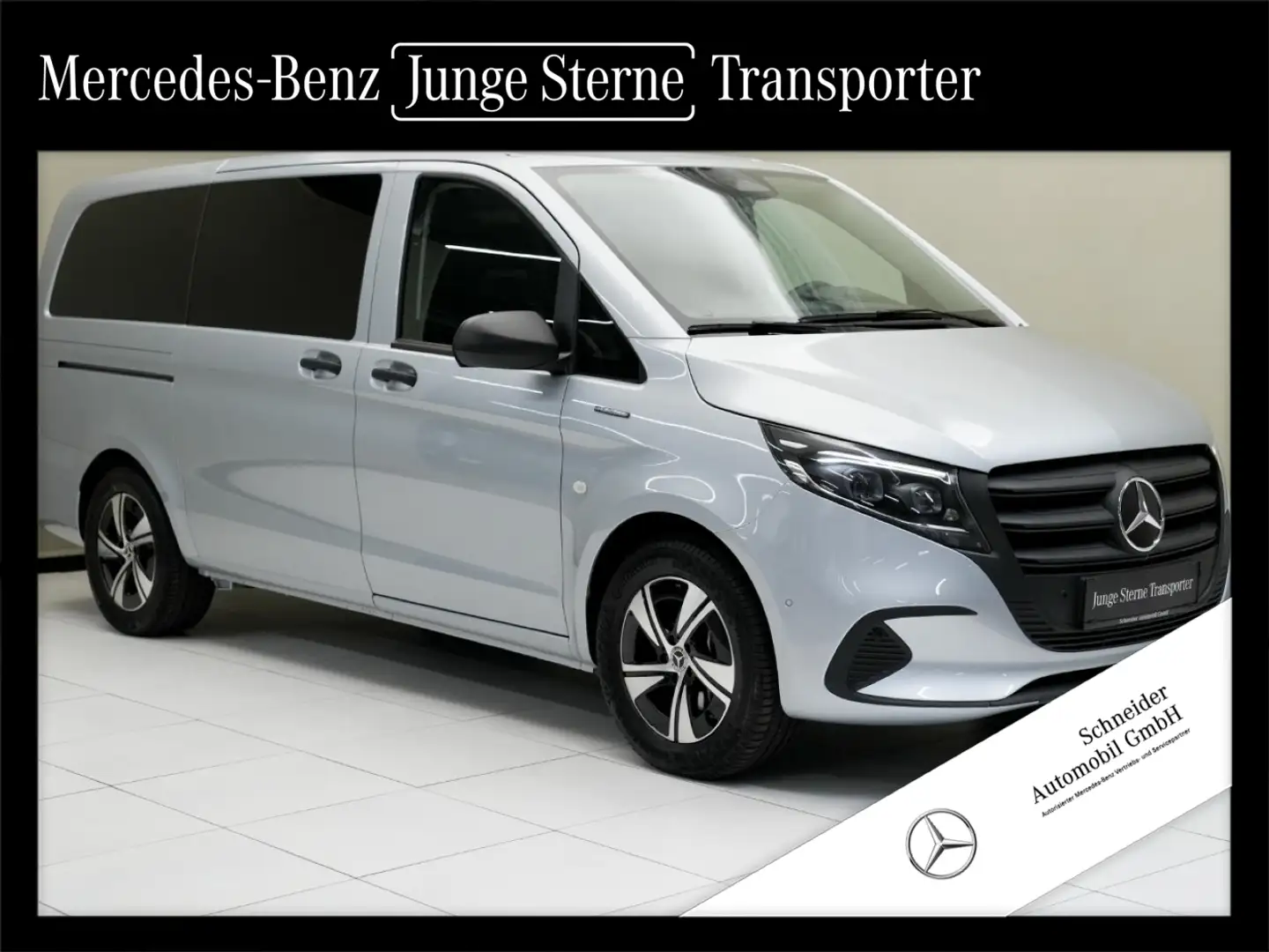Mercedes-Benz Vito e 129 Tourer PRO Lang SpurH ACC KlimaA SpurW Schwarz - 1