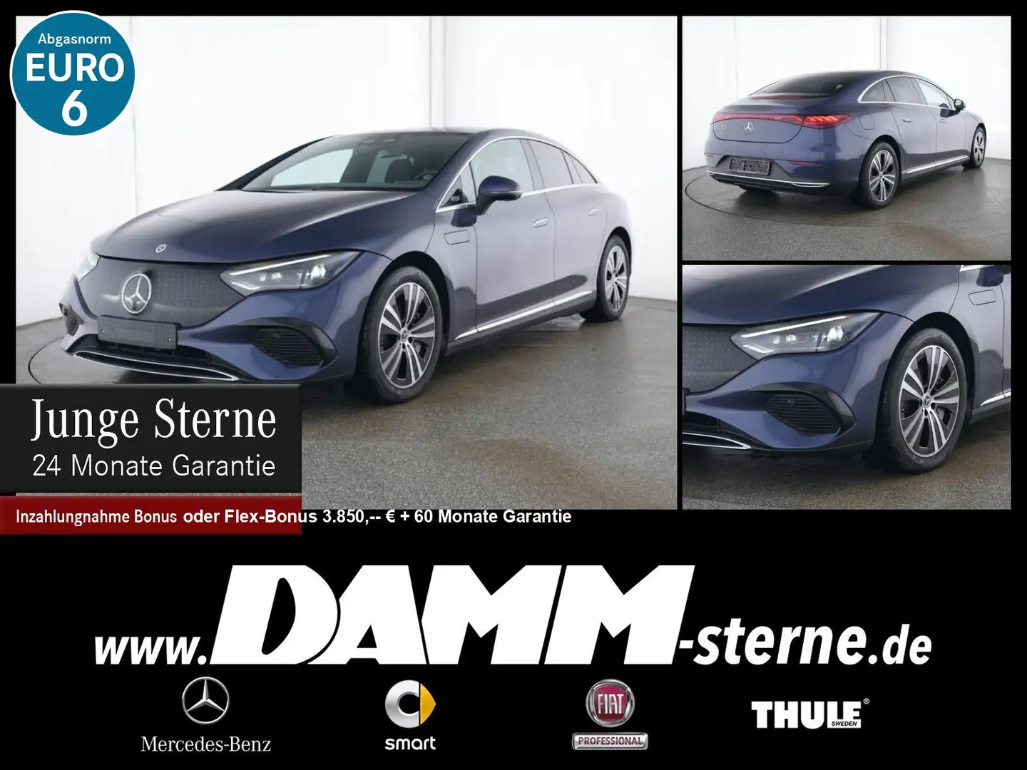 Mercedes-Benz EQE 300 EQE 300 ElectricArt/FAP+/Pano/HAL 10°/MEMO/+Flex Blau - 1