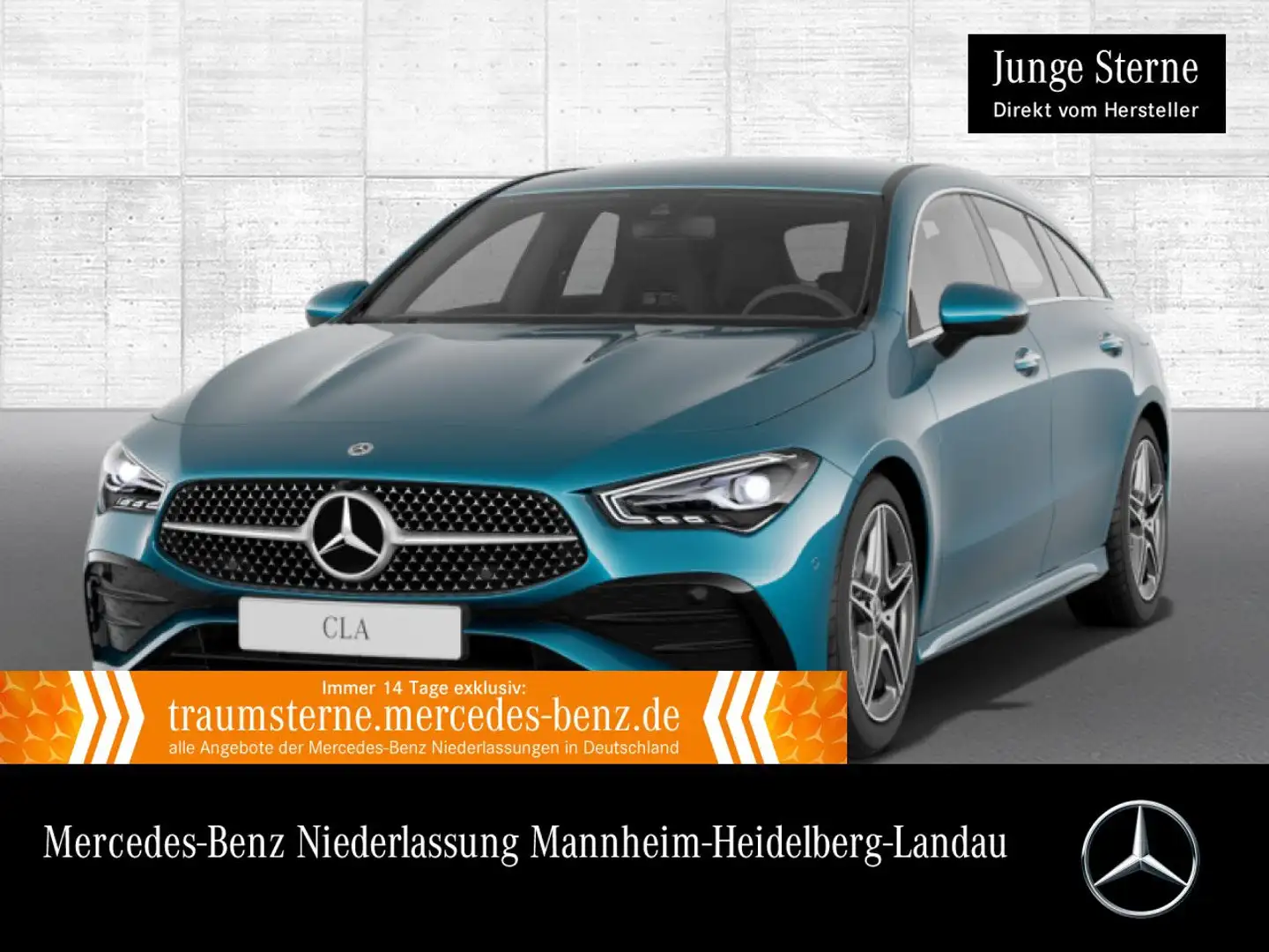 Mercedes-Benz CLA 200 AMG+AHK+LED+KAMERA+KEYLESS+7G Blau - 1
