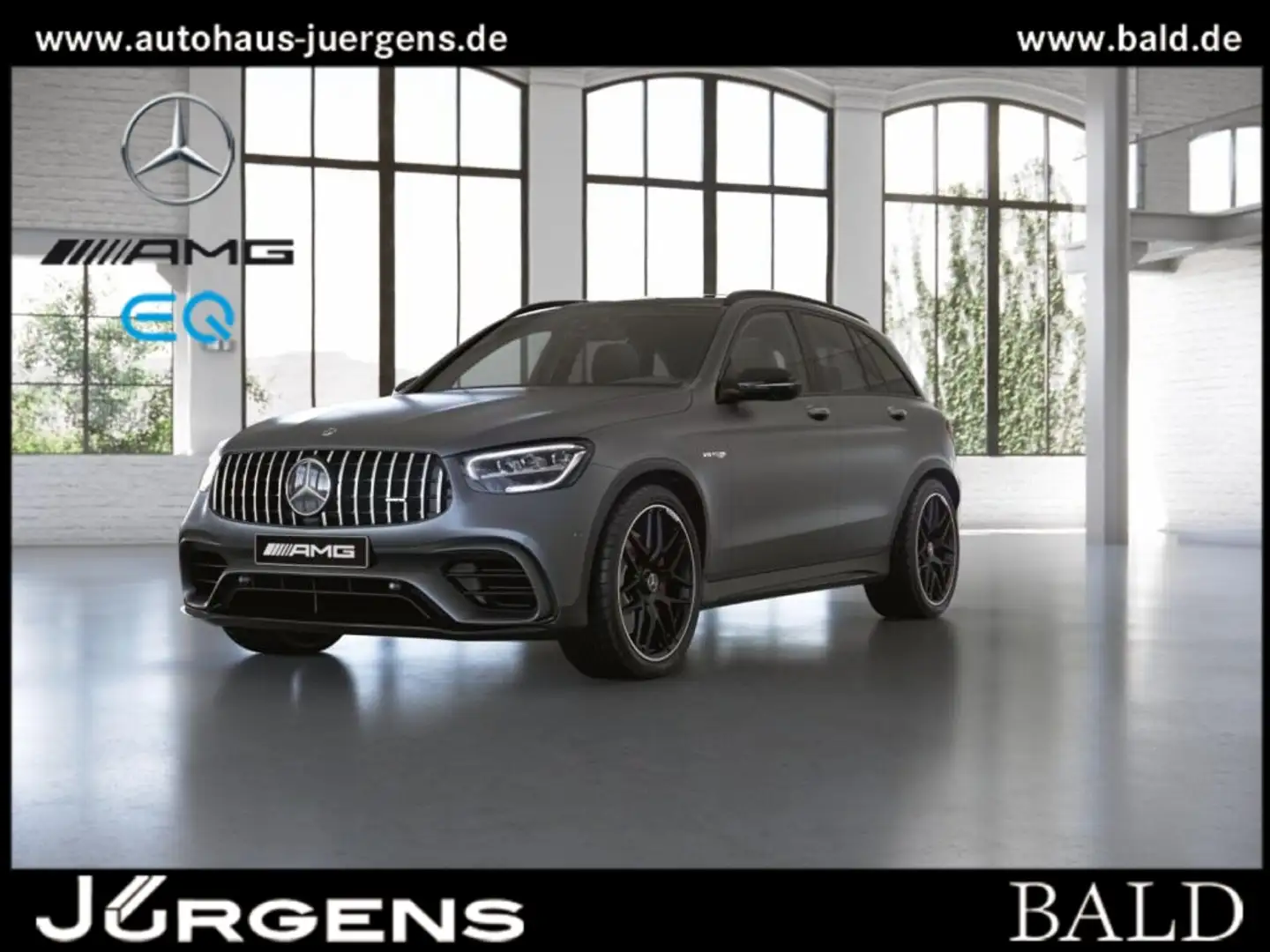 Mercedes-Benz GLC 63 AMG S 4M+ Perf-AGA/Carbon/Wide/Pano/Aero Grijs - 1