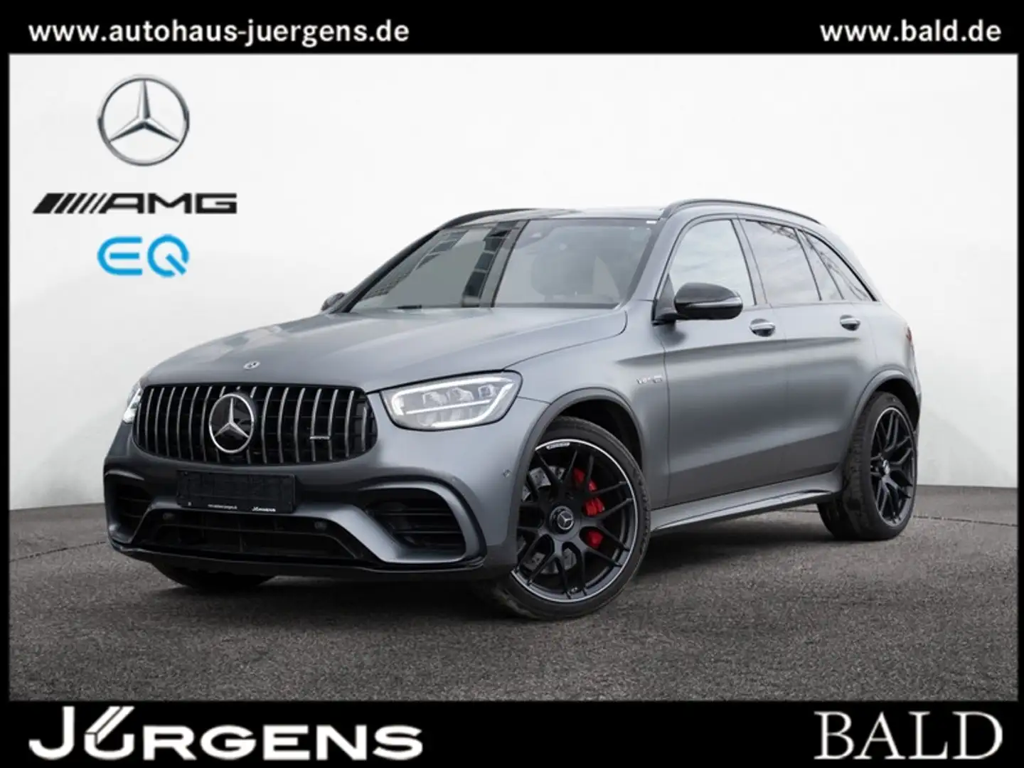 Mercedes-Benz GLC 63 AMG S 4M+ Perf-AGA/Carbon/Wide/Pano/Aero Grijs - 1