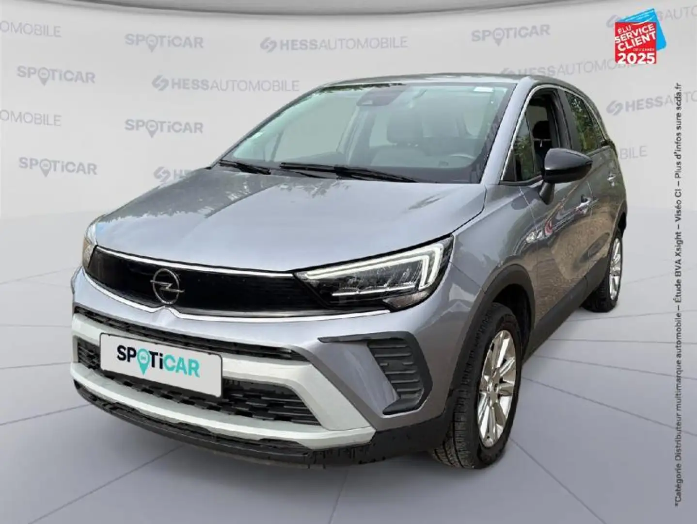 Opel Crossland 1.2 Turbo 110ch Elegance Business Grijs - 1