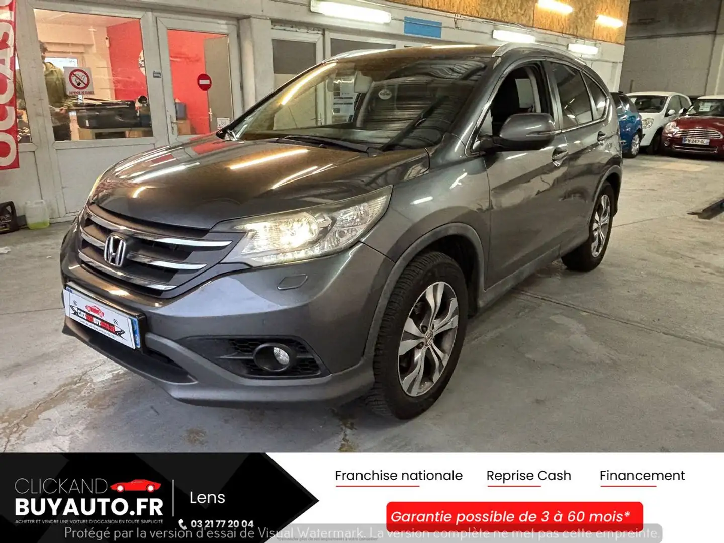Honda CR-V 1.6DTEC 120CV FINTION ELEGANCE // GPS / SEMI CUIR CHAUFFANT / CAMERA DE RECUL / BLUETOOTH Grau - 1