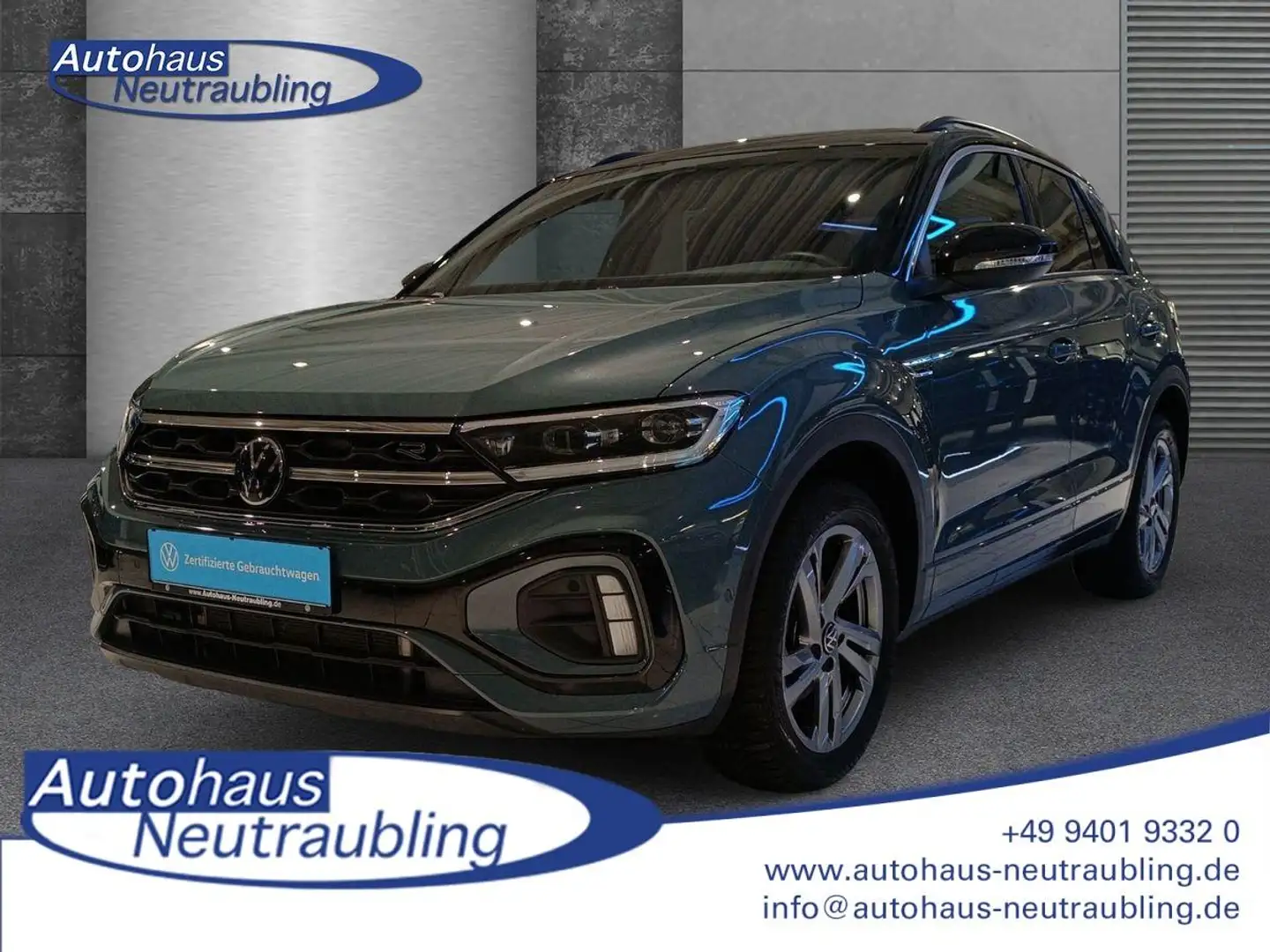 Volkswagen T-Roc 1.5 TSI "R-LINE" 150 PS DSG+NAVI+REARVIEW+AHK+ Blau - 1