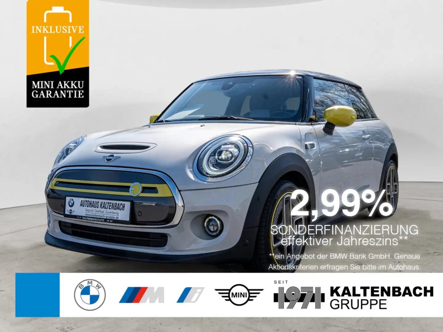 MINI Cooper SE Trim L HUD LED NAVI H/K KAMERA SHZ Silber - 1