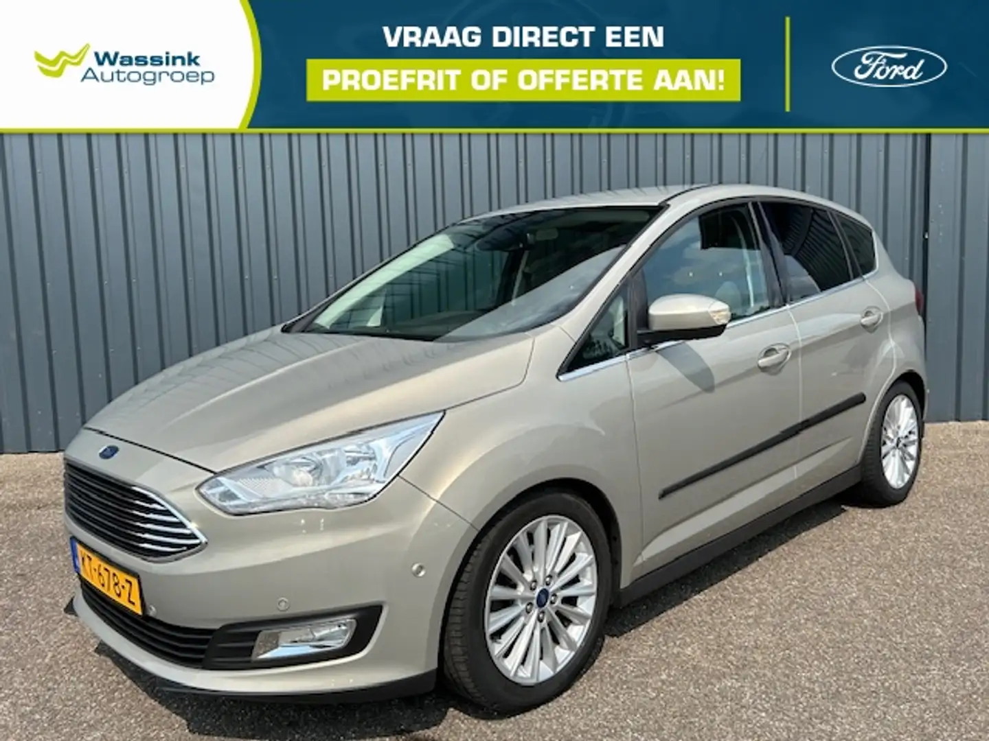 Ford C-Max 125pk Titanium | 24.000 KM | NL auto I Navigatie Gris - 1