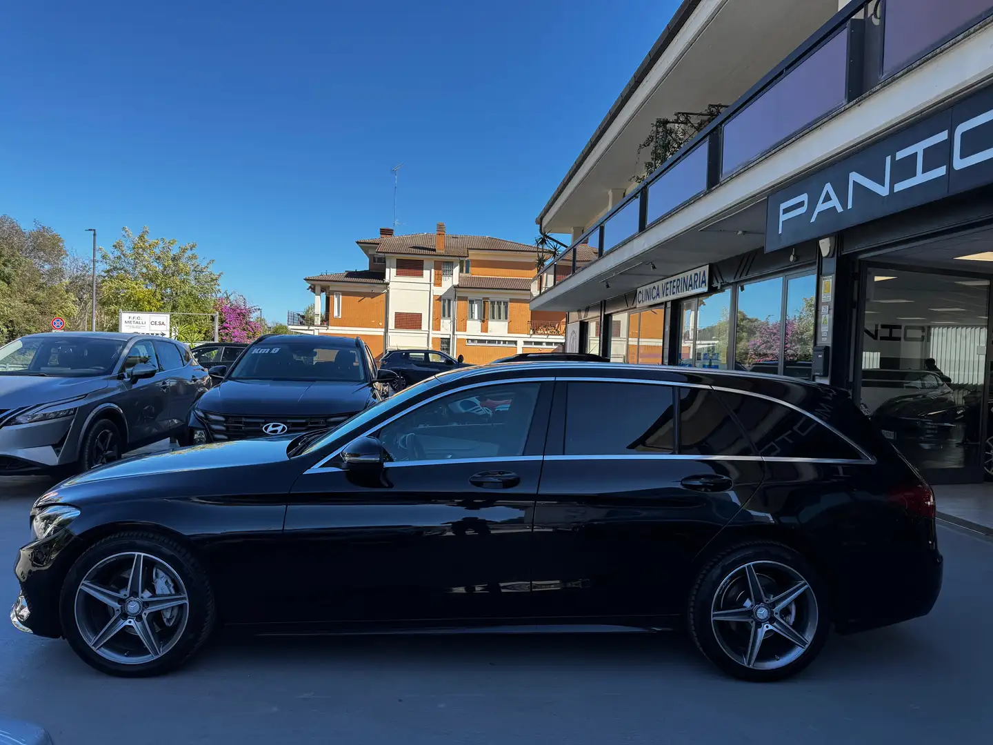 Mercedes-Benz C 220 C SW 220 d (bt) Premium auto Nero - 2
