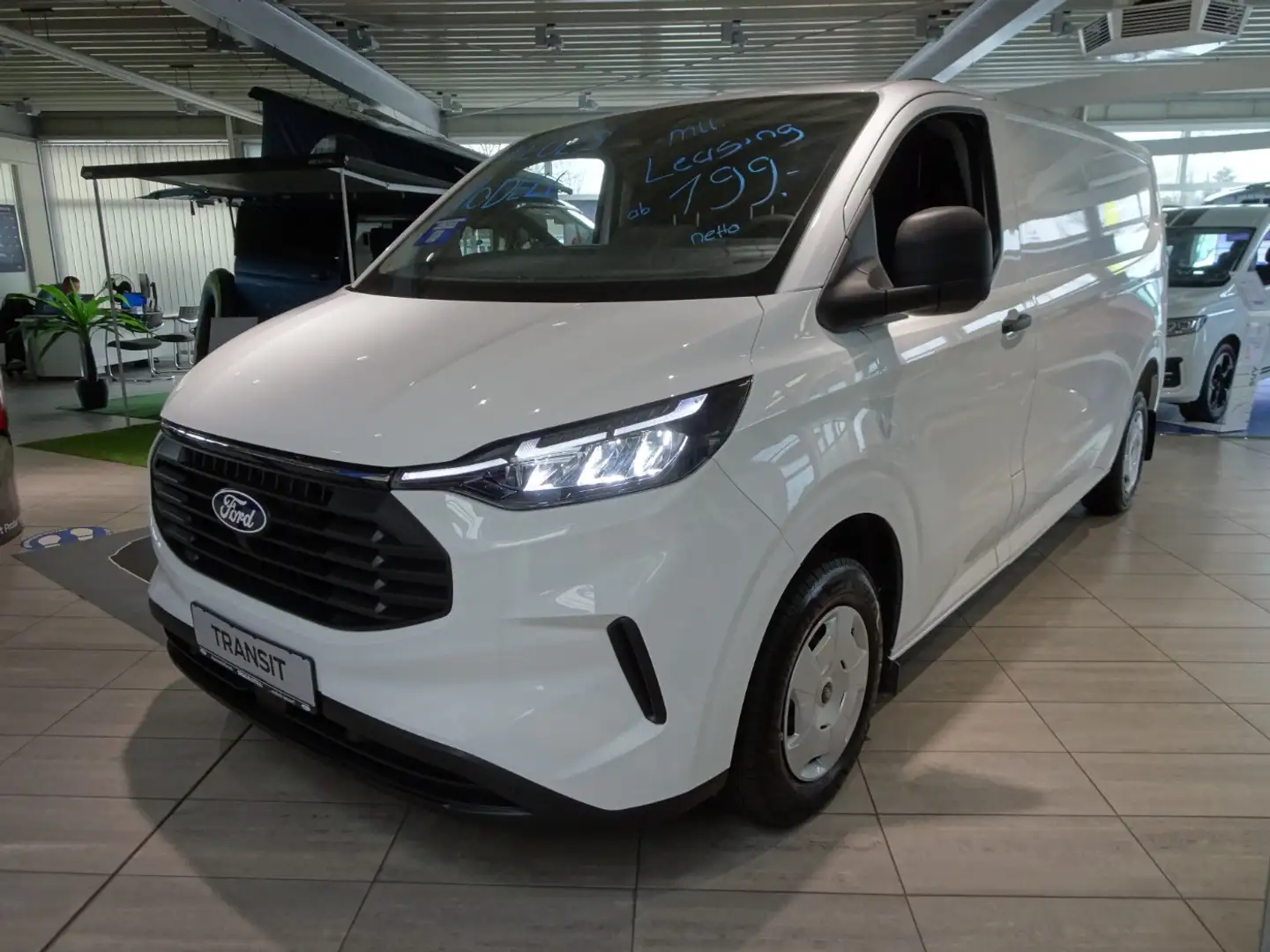 Ford Transit Custom Kasten Trend 320 L1 AHK*NAVI*SHZ Blanc - 2