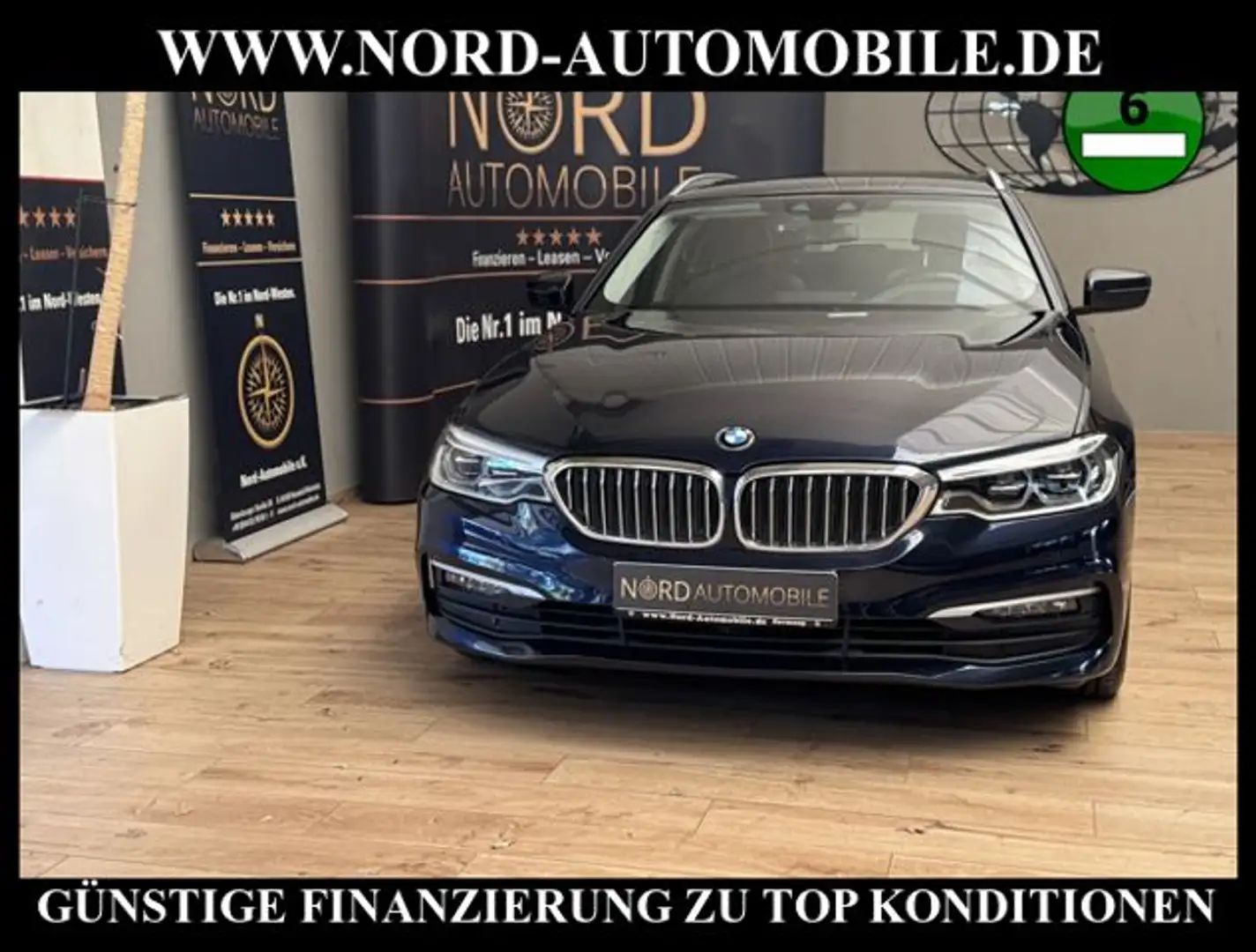 BMW 520 d Touring *LED*HarmanK*Leder*HUD*Luft*Memory Blau - 1