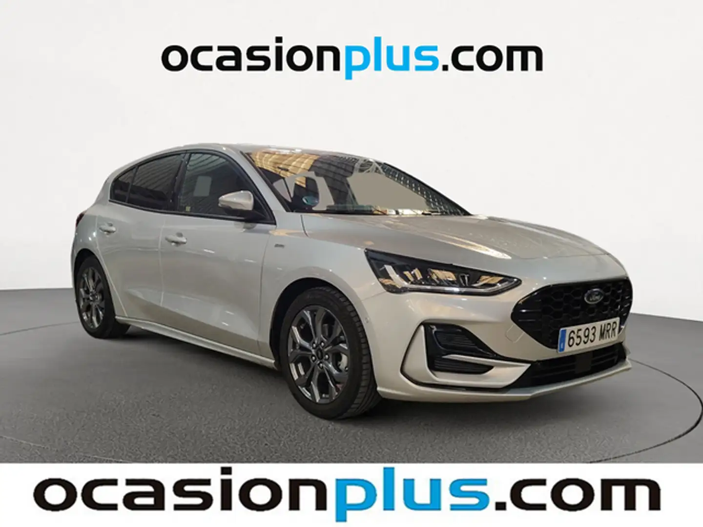 Ford Focus 1.0 Ecoboost MHEV ST-Line 155 Aut. Plateado - 2