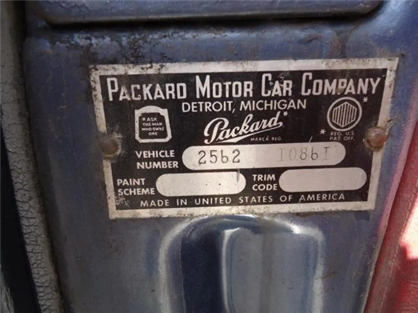 Oldtimer Packard Packard De Lux 200 Sedan Blue - 1