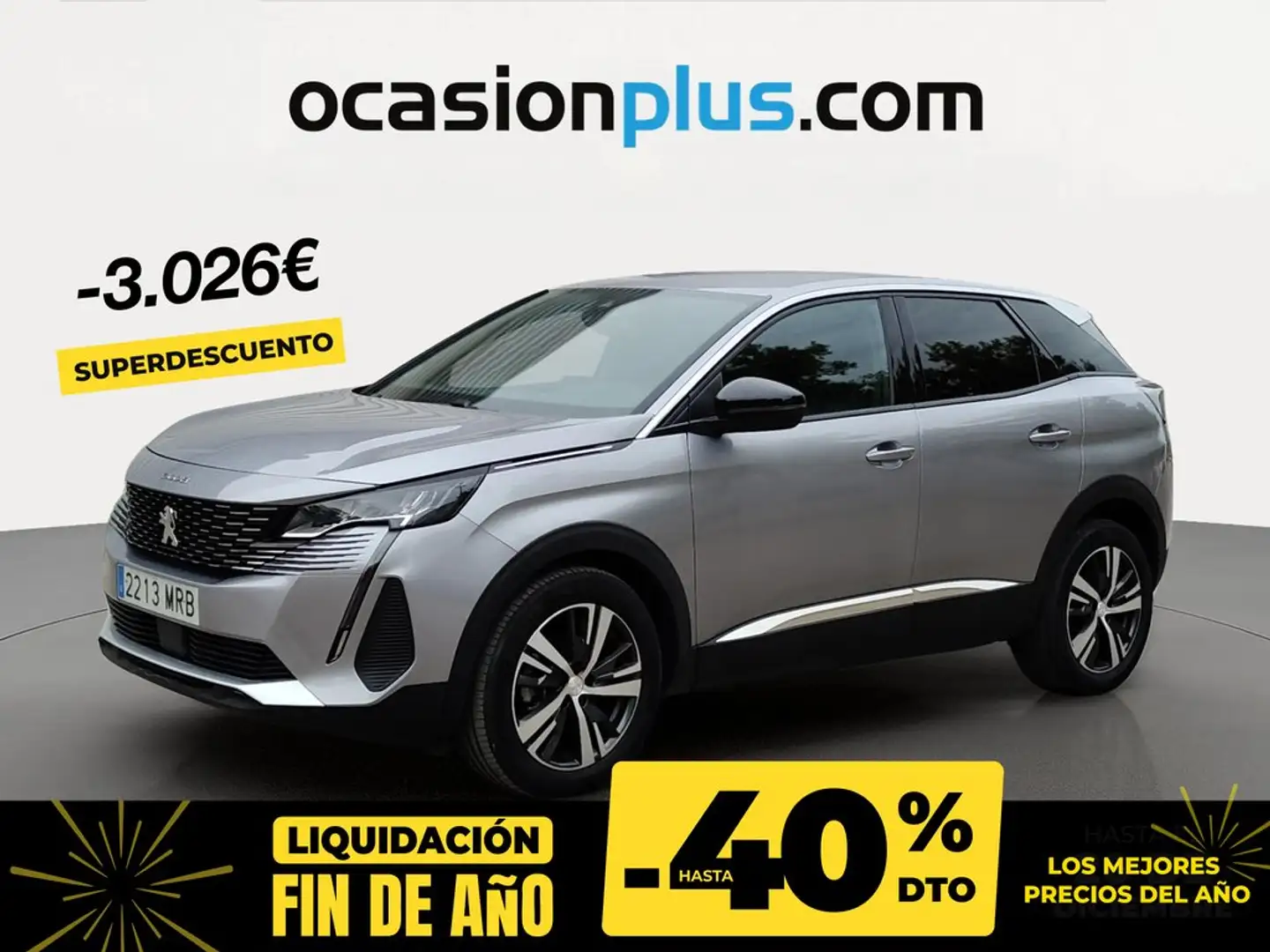 Peugeot 3008 1.2 S&S PureTech Allure Pack 130 Gris - 1