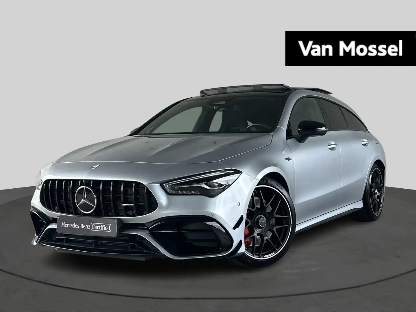 Mercedes-Benz CLA 45 AMG S 4MATIC+ Shooting Brake + PANORAMISCH DAK + BURME Zilver - 1