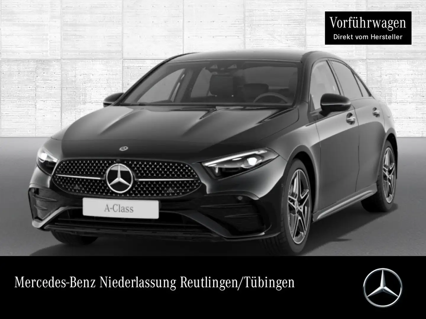 Mercedes-Benz A 220 d Lim AMG+NIGHT+PANO+360°+AHK+MULTIBEAM+HUD Negru - 1