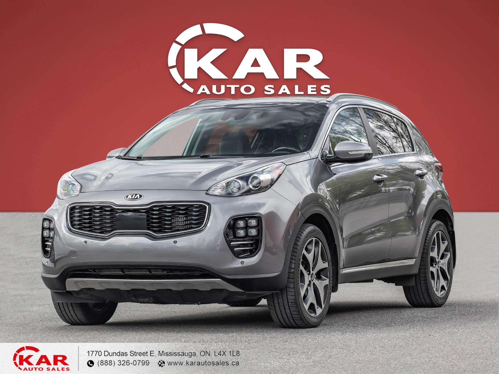 Silver 2017 Kia Sportage SUV / Crossover All-Wheel Drive 6-Speed Automatic