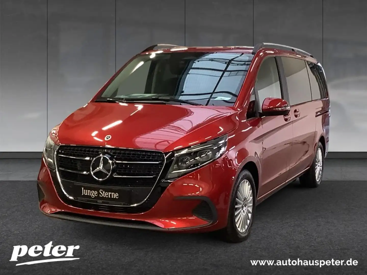 Mercedes-Benz V 220 d STYLE Lang MultiBeam/Distronic/AHK 2,5t/ Rood - 1