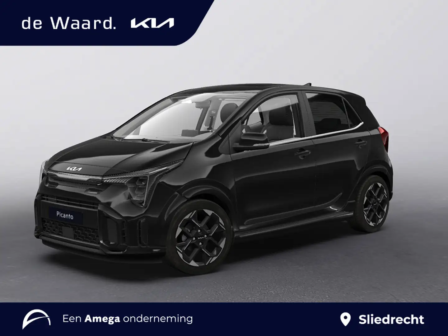 Kia Picanto 1.0 GDi GT-Line | €1.000,- inruilvoordeel | GT-Lin Zwart - 1