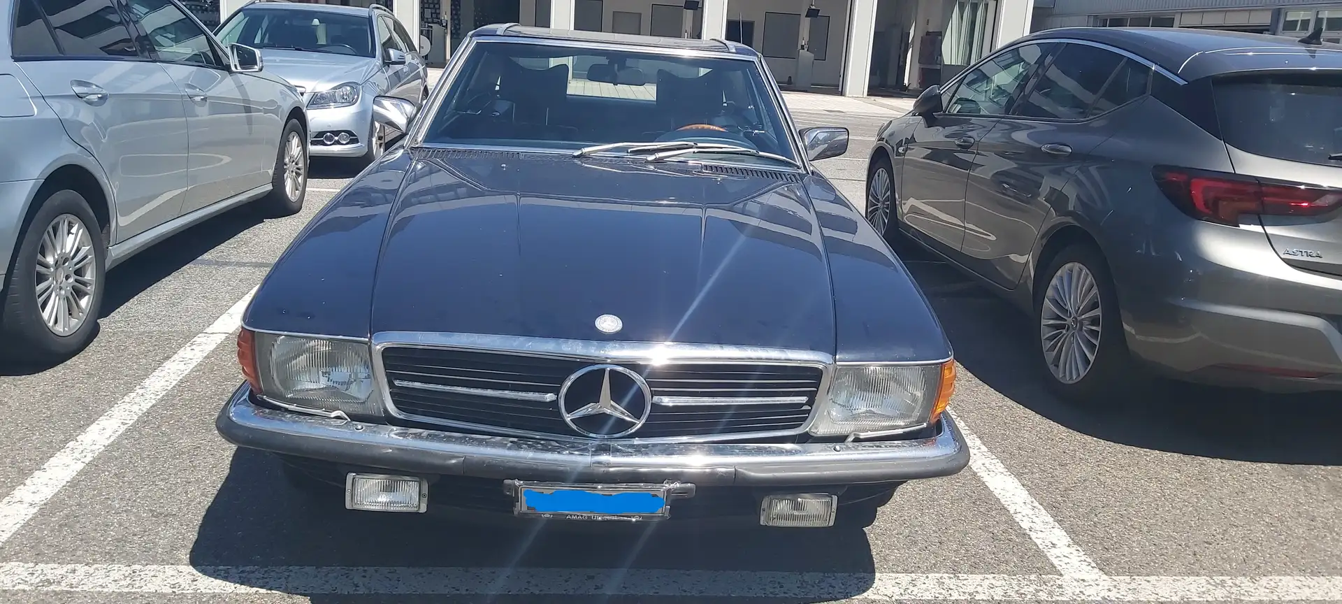 Mercedes-Benz 450 SL Blauw - 1