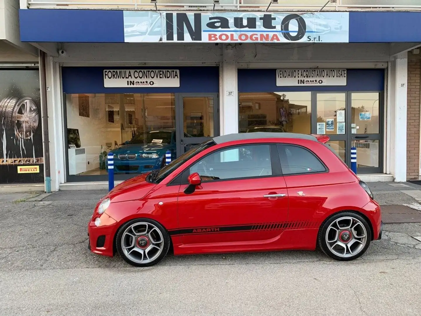 Abarth 500 C 1.4 Turbo T-Jet MTA CABRIO AUTOMATICA Rosso - 2