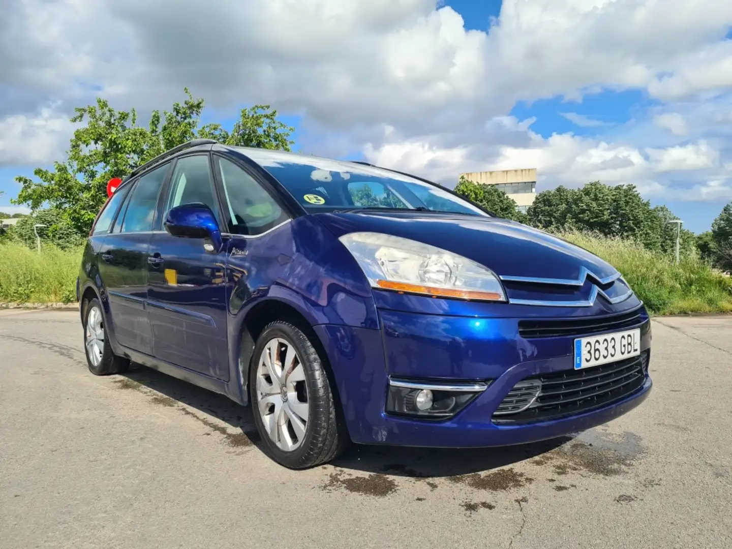 Citroen C4 Grand Picasso 1.6HDI Exclusive Azul - 2