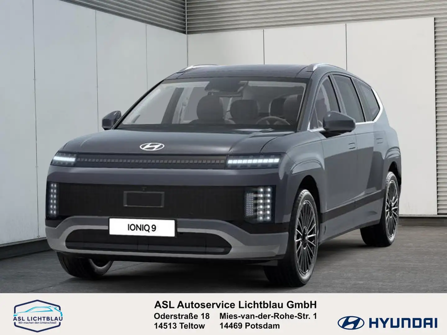 Hyundai IONIQ 9 6-Sitzer 110 kWh 4WD UNIQ Panorama-Glas-Schiebe... Grigio - 1