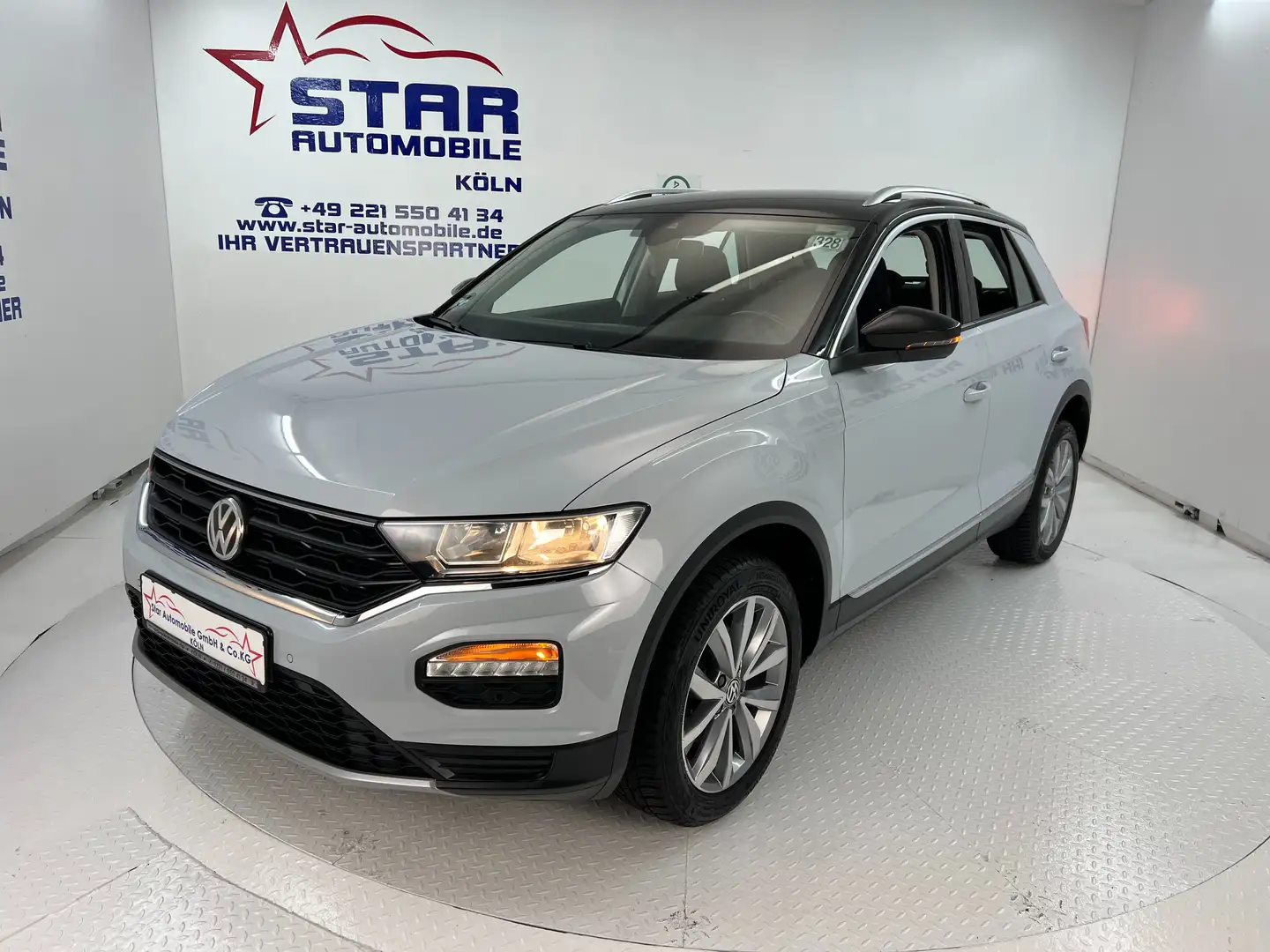 Volkswagen T-Roc Style*1,5TSI-110kw*NAVI*TEMP*PDC*USB*I.HAND*EU 6* Argent - 2