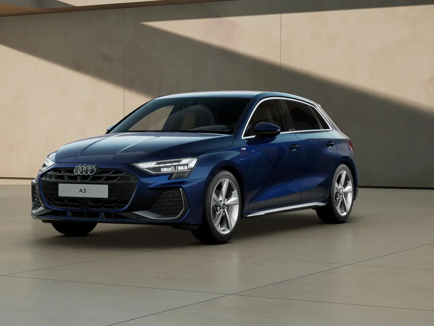 Audi A3 sportback 35 2.0 tdi s line edition s tronic Bleu - 1