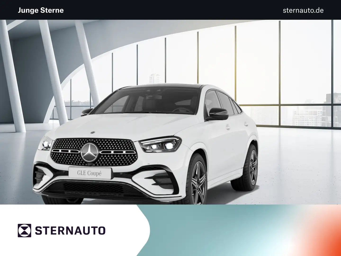 Mercedes-Benz GLE 450 GLE 450 d 4MATIC Coupé  AMG Line Navi/Pano.-Dach Weiß - 1