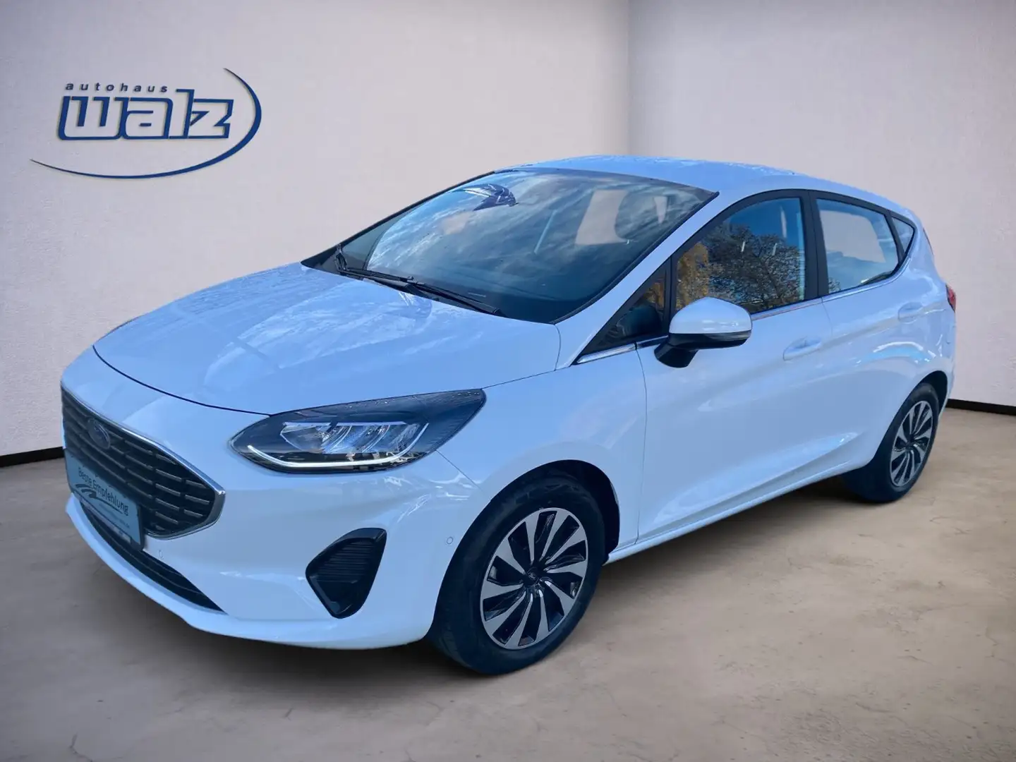 Ford Fiesta Titanium 5-trg Automatik 1.0i 125PS MHev Weiß - 1