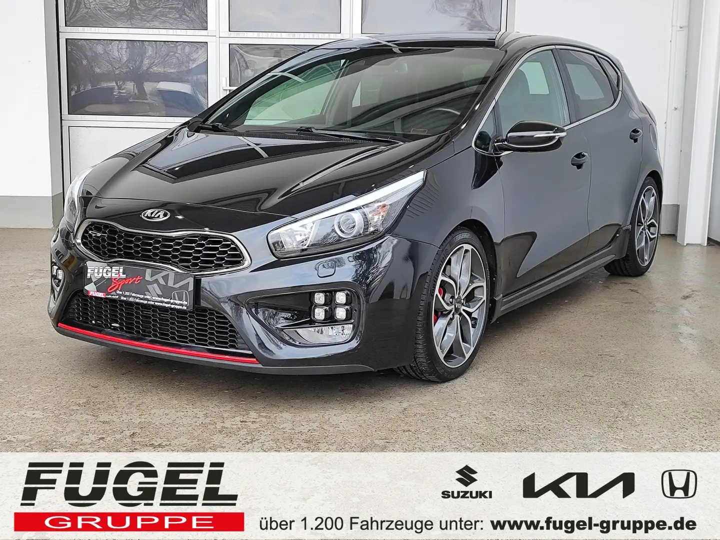 Kia Ceed / cee'd 1.6 TGDI GT-Track Xen.|virt.Cock.|Navi|RFK Schwarz - 1