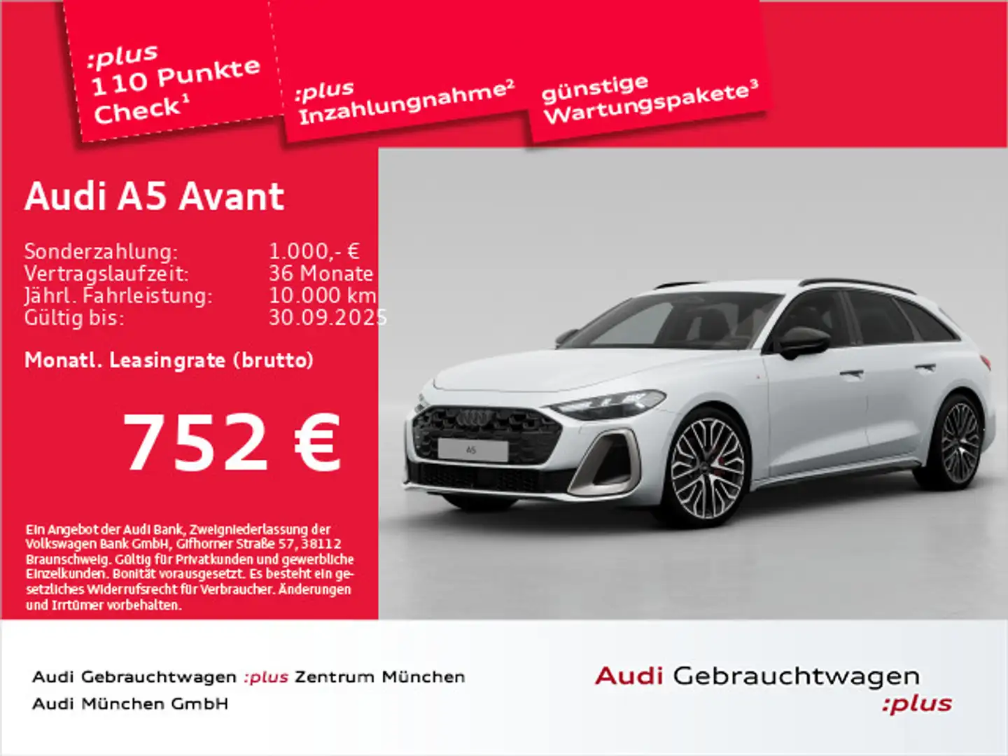 Audi A5 TFSI qu. S tronic 2x S line edition one Weiß - 1