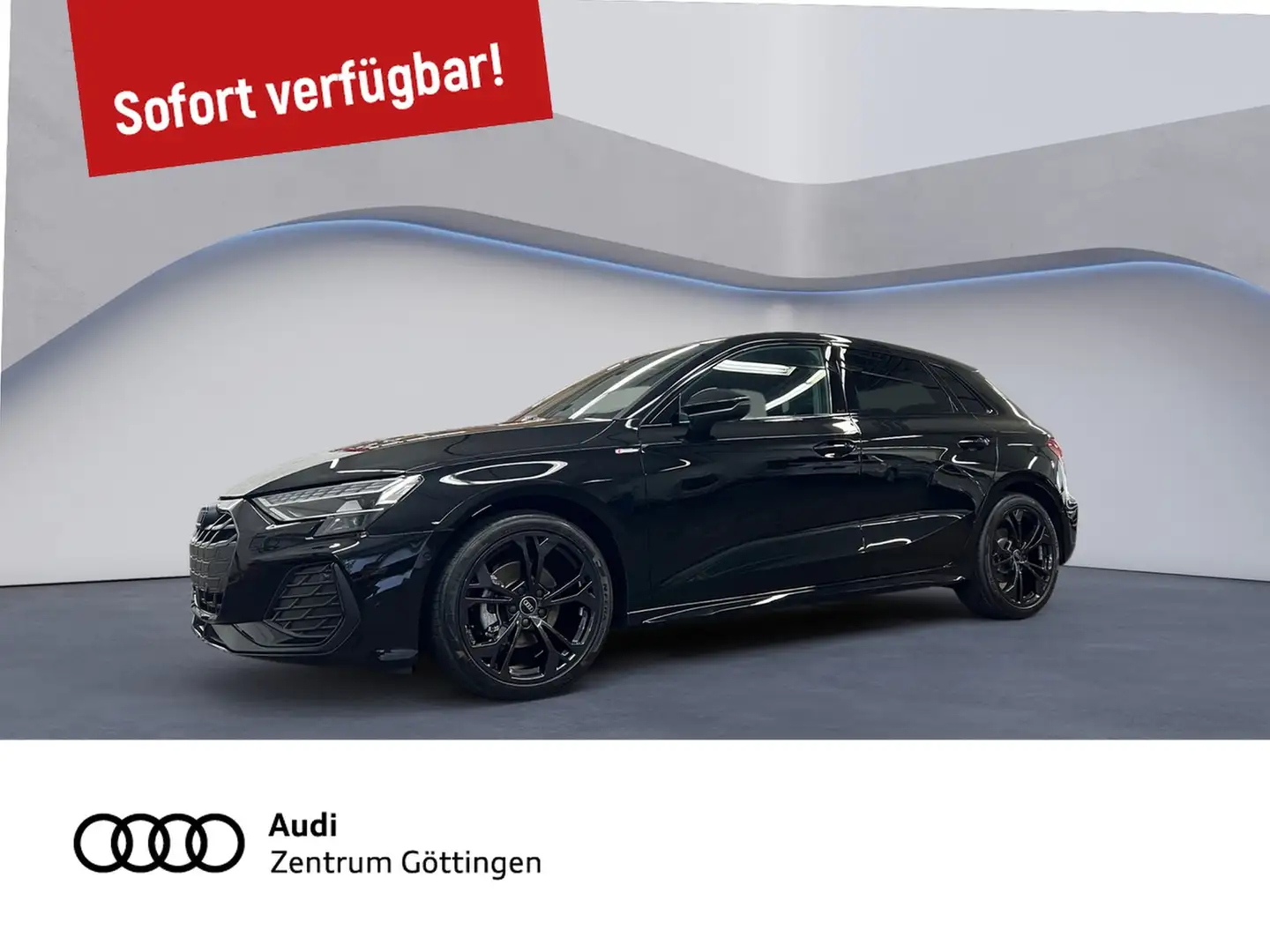 Audi A3 Sportback S line 35TFSI Str. AHK+INFOTAINMENT Negro - 1
