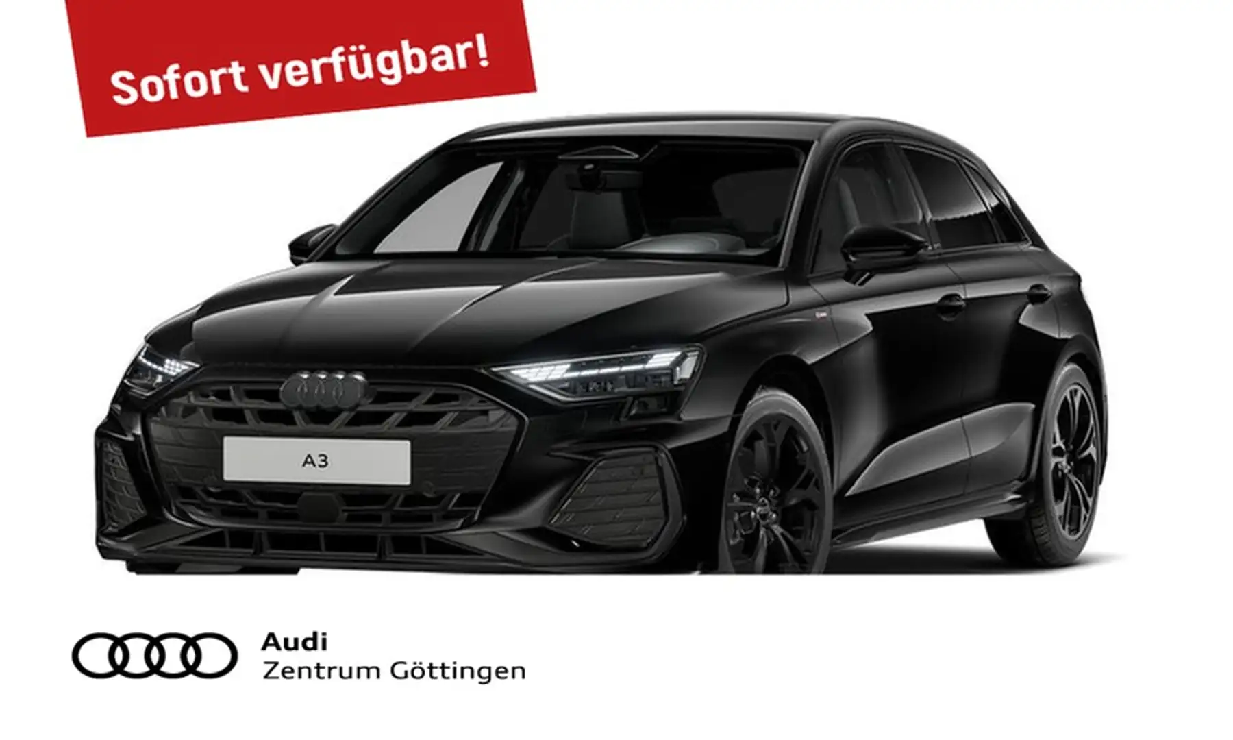 Audi A3 Sportback S line 35TFSI Str. AHK+INFOTAINMENT Noir - 1