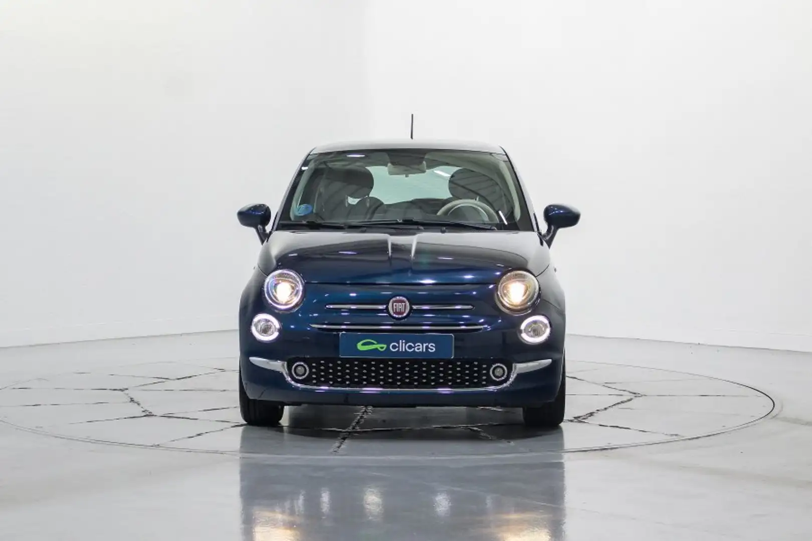 Fiat 500 1.0 Hybrid Monotrim 52kW Bleu - 2