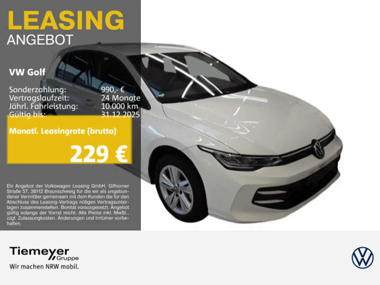 Volkswagen Golf 1.5 TSI LIFE KAMERA SITZHZ PDC CLIMATRONIC Weiß - 1