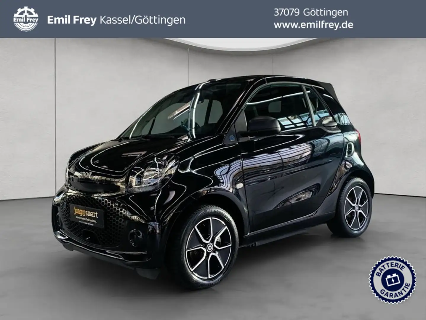 smart forTwo fortwo cabrio EQ passion 22kW Lader/WinterPak Schwarz - 1