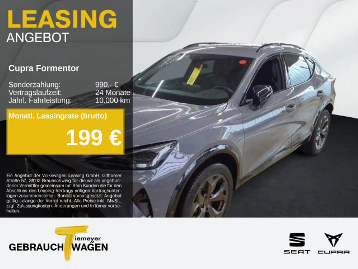 CUPRA Formentor 1.5 eTSI DSG SIDE-ASSIST SUPERSPORT AL Grau - 1