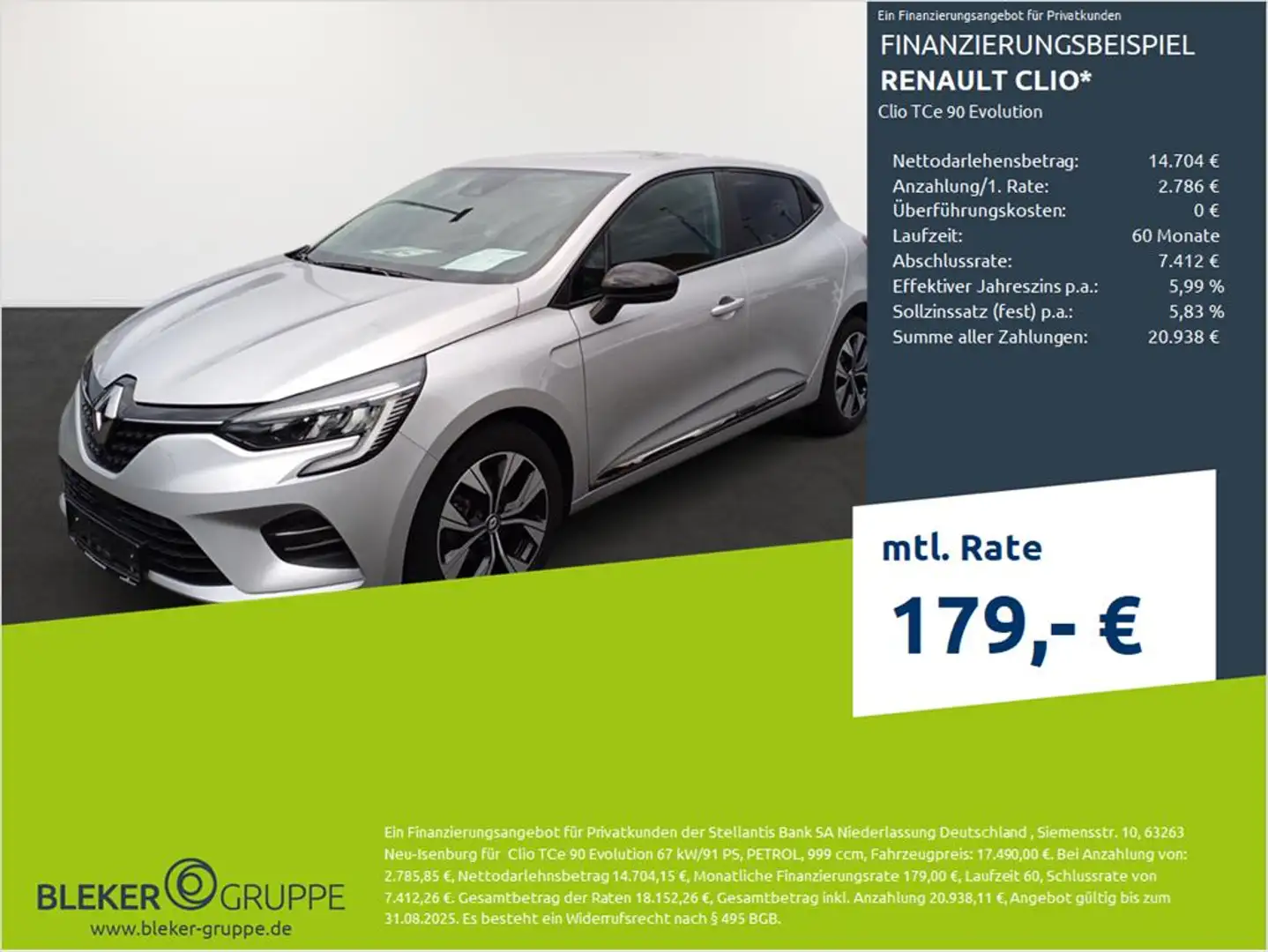 Renault Clio Clio TCe 90 Evolution Gris - 1