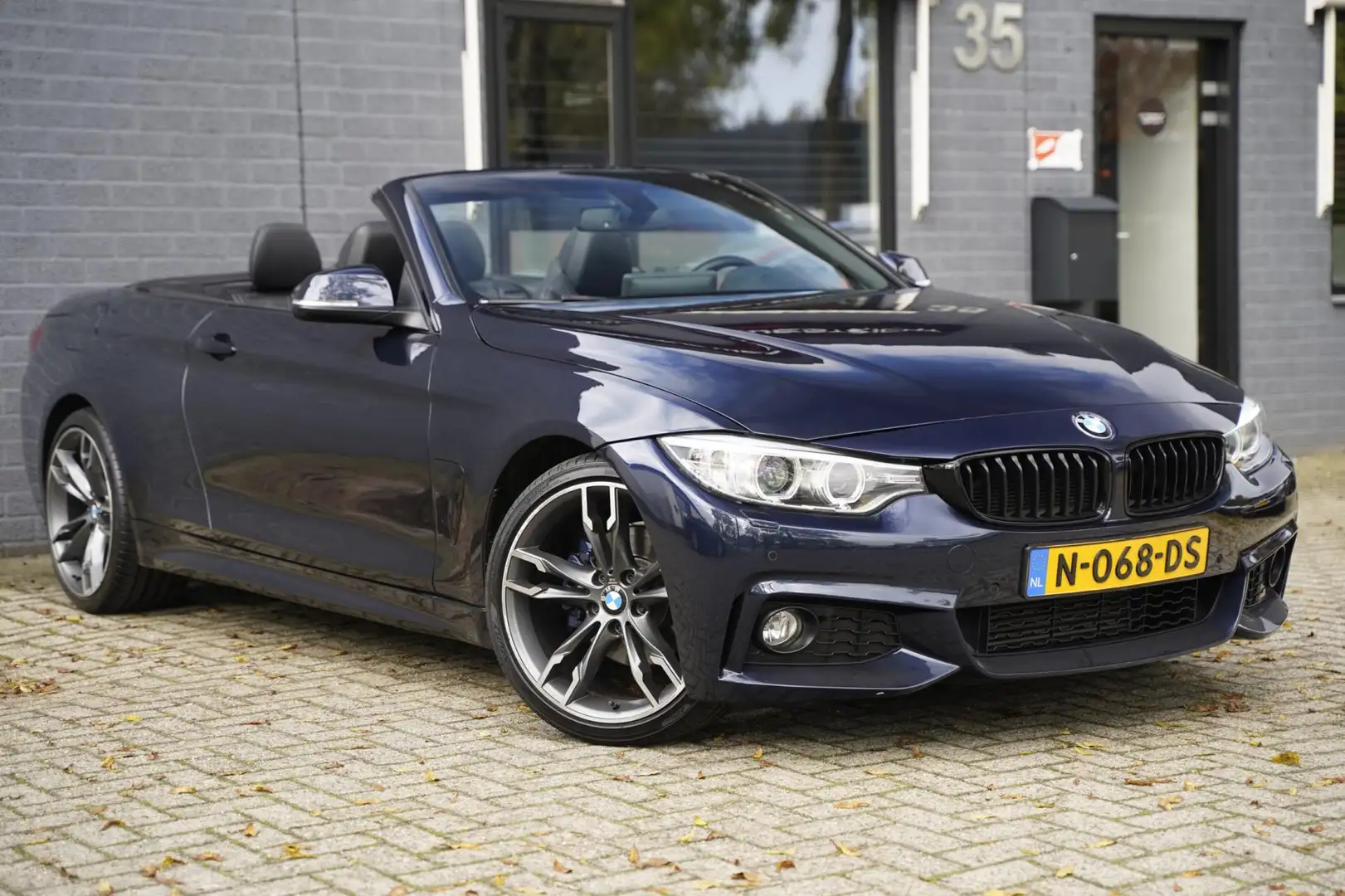 BMW 428 4-serie Cabrio 428i 245pk M Sport, Leder, Apple Ca Blauw - 2