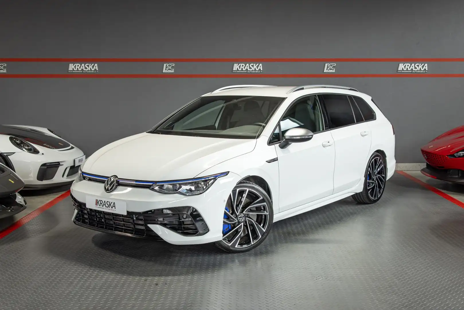 Volkswagen Golf Variant Golf 2.0 TSI R 4M IQ. AHK RFK H&K VIRTUAL DCC Weiß - 2