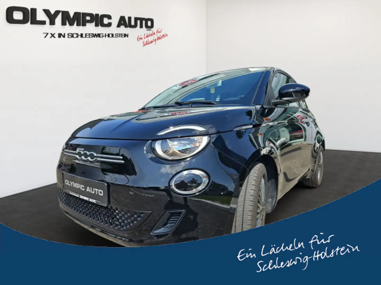 Fiat 500e Action 23,8kWh  CARPLAY PDC TOUCH SITZHZG Schwarz - 1