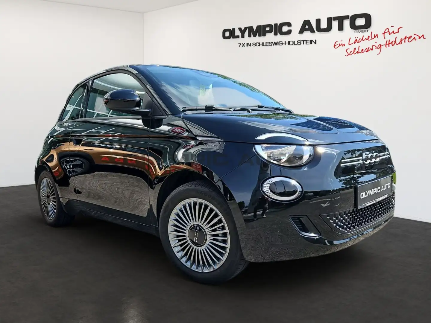 Fiat 500e Action 23,8kWh  CARPLAY PDC TOUCH SITZHZG Schwarz - 2