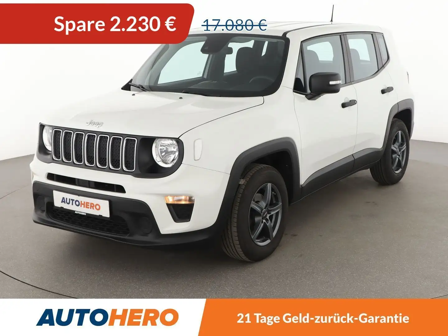 Jeep Renegade 1.0 TGDi Sport 4x2 *TEMPO*ALU*KLIMA* Weiß - 1