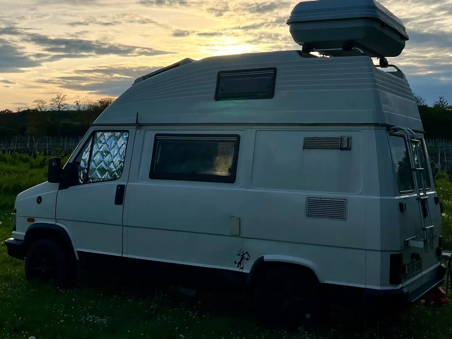 Fiat Ducato Hymer-Car Fiat Ducato 290L Camper - seltener Oldie Blanc - 2