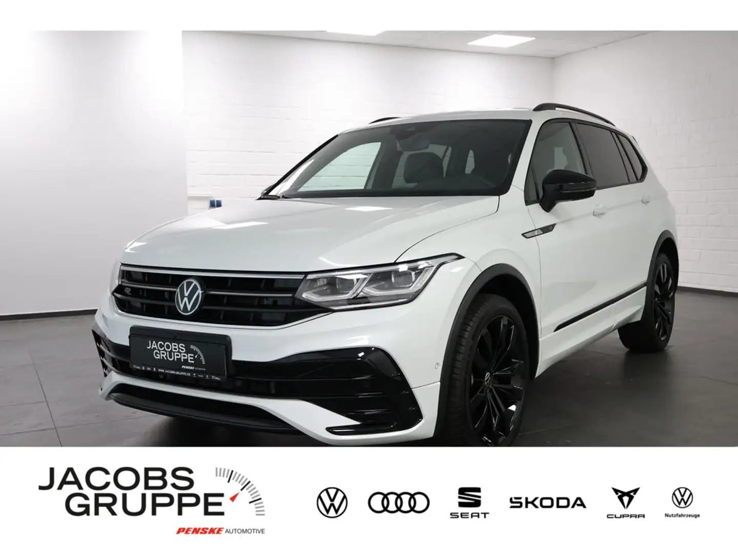 Volkswagen Tiguan Allspace 2.0 TDI 4M R-Line "Black Style" Weiß - 1